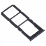 Zásobník SIM karty + zásobník karty SIM + Micro SD karta Zásobník pro OPPO A91 CPH2001 CPH2021 PCPM00 (černá)