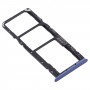 SIM Card Tray + SIM Card Tray + Micro SD Card Tray for OPPO Realme C11 RMX2185 (Blue)