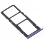 Plateau de carte SIM + plateau de carte SIM + plateau de carte Micro SD pour OPPO Realme C11 RMX2185 (bleu)
