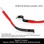 Mehaanik IBOOT AD MAX Mobiiltelefonide remont Power Test Cable iPhone / Android