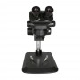 Kaisi 7050 0.7X-50Xステレオ顕微鏡双眼顕微鏡でライト（ブラック）