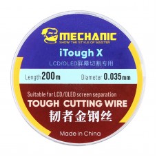 Mecánico iTough X 200M 0.035 mm LCD OLED de pantalla de alambre de corte 