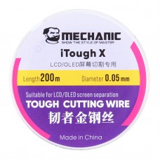 Mecánico iTough X 200M 0,05 mm LCD OLED de pantalla de alambre de corte 