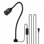 10W Magnetický drát řízený kovový hadice LED světlo mobilní telefon opravy osvětlovací lampy, délka kabelu: 1,8m, USA