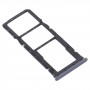 SIM-Karten-Behälter + SIM-Karten-Behälter + Micro-SD-Karten-Behälter für Xiaomi Redmi 9 (schwarz)