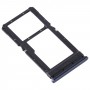 SIM Card Tray + SIM Card Tray / Micro SD Card Tray for Xiaomi Poco X3(Black)