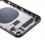 Задняя крышка Корпуса с SIM-карта лотком и боковыми клавишами и объективом камеры для iPhone 11 (черный)