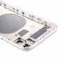 L'alloggiamento della copertura posteriore con Slot per scheda SIM & Tasti laterali e Camera Lens per iPhone 11 (bianco)