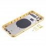 Задняя крышка Корпуса с SIM-карта лотком и боковыми клавишами и объективом камеры для iPhone 11 (желтый)