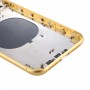 Zurück Gehäusedeckel mit SIM-Kartenfach & Seitentasten und Kamera-Objektiv für iPhone 11 (Gelb)