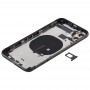 Battery Back Cover (s Boční Keys & Card Tray & Power + Volume Flex Cable & Wireless nabíjení Module) pro iPhone 11 (Black)