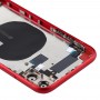 Battery Back Cover (z bocznymi Klucze i karty Tray & Power + Volume Flex Cable & Wireless Charging Module) dla iPhone 11 (czerwony)