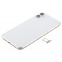 Battery Back Cover (с Странични Keys & Card тава и Сила + Volume Flex Cable & Wireless зареждане Module) за iPhone 11 (Бяла)