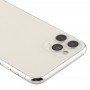 Akku Rückseite (mit Seitentasten & Karten-Behälter & Power + Volume Flex Cable & Wireless-Modul Lade) für iPhone 11 Pro (Silber)