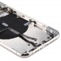 Akku Rückseite (mit Seitentasten & Karten-Behälter & Power + Volume Flex Cable & Wireless-Modul Lade) für iPhone 11 Pro (Silber)