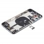 Akkumulátor Back fedélszerelés (oldalsó gombok és Power gomb + Hangerő gomb Flex Cable & Wireless Charging Module & Motor & Töltés Port & Hangszóró & Card Tray & kamera lencsevédő) iPhone 11 Pro (zöld)