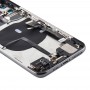Akkumulátor Back fedélszerelés (oldalsó gombok és Power gomb + Hangerő gomb Flex Cable & Wireless Charging Module & Motor & Töltés Port & Hangszóró & Card Tray & kamera lencsevédő) iPhone 11 Pro (zöld)