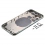 iPhone 11 ProのSIMカードトレイ＆サイドキー＆カメラレンズとバックハウジングカバー（グリーン）