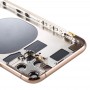 Retour couvercle du boîtier avec la carte SIM Plateau et les touches latérales et objectif de caméra pour iPhone 11 Pro (Gold)