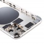 Retour couvercle du boîtier avec la carte SIM Plateau et les touches latérales et objectif de caméra pour iPhone 11 Pro (Argent)