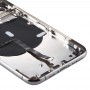 ბატარეის უკან საფარის (ერთად გვერდითი Keys & Card Tray & Power + Volume Flex Cable & Wireless დადანაშაულება Module) for iPhone 11 Pro Max (Black)