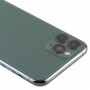 Batteri bakstycket (med sido Keys & kort fack och ström + Volume Flex Cable & Wireless Laddnings Module) för iPhone 11 Pro Max (Grön)