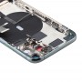 Batteri Back Cover Assembly (med sido Keys & Strömbrytare + Volymknapp Flex Cable & Wireless laddningsmodulen & Motor & laddningsport & Högtalare & kort fack och linsskyddet) för iPhone 11 Pro Max (Grön)