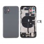 Battery Back Cover Assembly (with Side Keys & Power Button + Volume Button Flex Cable & Wireless Charging Module & Motor & Charging Port & Loud Speaker & Card Tray & Camera Lens Cover) for iPhone 11 Pro Max(Grey)