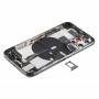 电池后盖组件（与侧键和电源键+音量键柔性电缆和无线充电模块及电机和充电接口和扬声器大声与卡片盘和相机镜头盖）的iPhone 11 Pro的最大（灰色）
