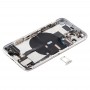 Montáž baterie Zadní kryt (s Boční Keys & Power Button + Hlasitost Flex Cable & Wireless nabíjení modulu & Motor & Nabíjecí port a reproduktor a karetní zásobník a kamery kryt objektivu) pro iPhone 11 Pro Max (Silver)