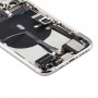 Akkumulátor Back fedélszerelés (oldalsó gombok és Power gomb + Hangerő gomb Flex Cable & Wireless Charging Module & Motor & Töltés Port & Hangszóró & Card Tray & kamera lencsevédő) iPhone 11 Pro Max (ezüst)