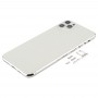 Обратно Housing Cover с SIM картата тава и странични бутони & Camera Lens за iPhone 11 Pro Max (Silver)