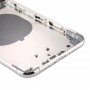 Zadní kryt Pouzdro s SIM kartou zásobníku a bočních tlačítek a objektiv fotoaparátu pro iPhone 11 Pro Max (Silver)