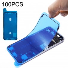 100 PCS LCDフレームベゼルiPhone XS用防水粘着ステッカー 