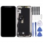 Hard OLED Material LCD Screen and Digitizer Full Assembly for iPhone XS (Black)