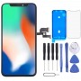 Hard OLED Material LCD Screen and Digitizer Full Assembly for iPhone X(Black)