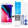 LCD Screen and Digitizer Full Assembly include Front Camera for iPhone 8 Plus(White)