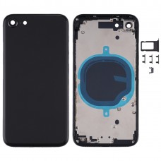 Battery Back Cover with Camera Lens Cover & SIM Card Tray & Side keys for iPhone SE 2020 
