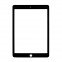 Ekran zewnętrzny przedni szklany obiektyw dla iPad Air 2 / A1567 / A1566 (czarny)