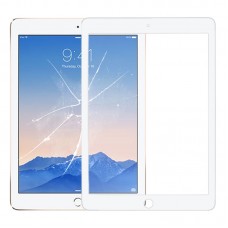 Front Screen Outer Glass Lens for iPad Air 2 / A1567 / A1566 (White) 
