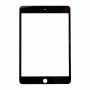 Ekran zewnętrzny przedni szklany obiektyw dla iPad Mini 4 A1538 A1550 (czarny)