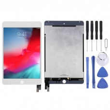 LCD-skärm och Digitizer Full Assembly for iPad Mini 5 (2019) / A2124 / A2126 / A2133 (vit)