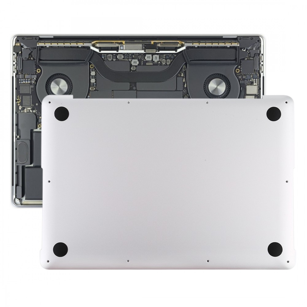 アップルのMacBook Proの網膜13インチA1502用バッテリー裏表紙（2013年から2015年）（シルバー）