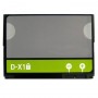 D-X1 de la batería para BlackBerry 8900, 9500