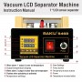 BAKU BK-946D 200W Vacuum LCD dotykový panel Separator Machine, AC 110V