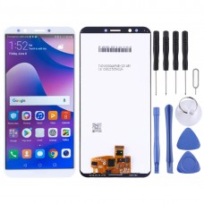 LCD ეკრანზე და Digitizer სრული ასამბლეას Huawei Y7 პრემიერ-(2018) (თეთრი)