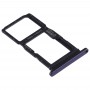 SIM Card Tray + SIM Card Tray / Micro SD Card Tray for Huawei Honor 9X / Honor 9X Pro(Dark Blue)