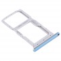 SIM ბარათის Tray + SIM ბარათის Tray / Micro SD Card Tray for Huawei Honor 9X / ღირსების 9X Pro (Baby Blue)