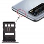 SIM-Karten-Behälter + NM Karten-Behälter für Huawei P40 (Schwarz)