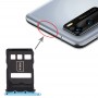 Slot per scheda SIM + NM vassoio di carta per Huawei P40 (blu)